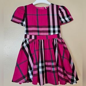 Duffield Lane Toddler Girls Size 2 Pink Plaid Dress Classic Preppy NWT